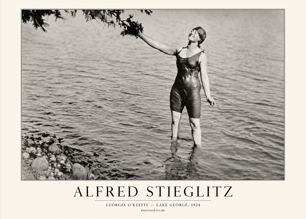 Alfred Stieglitz Lake George No6 - Poster