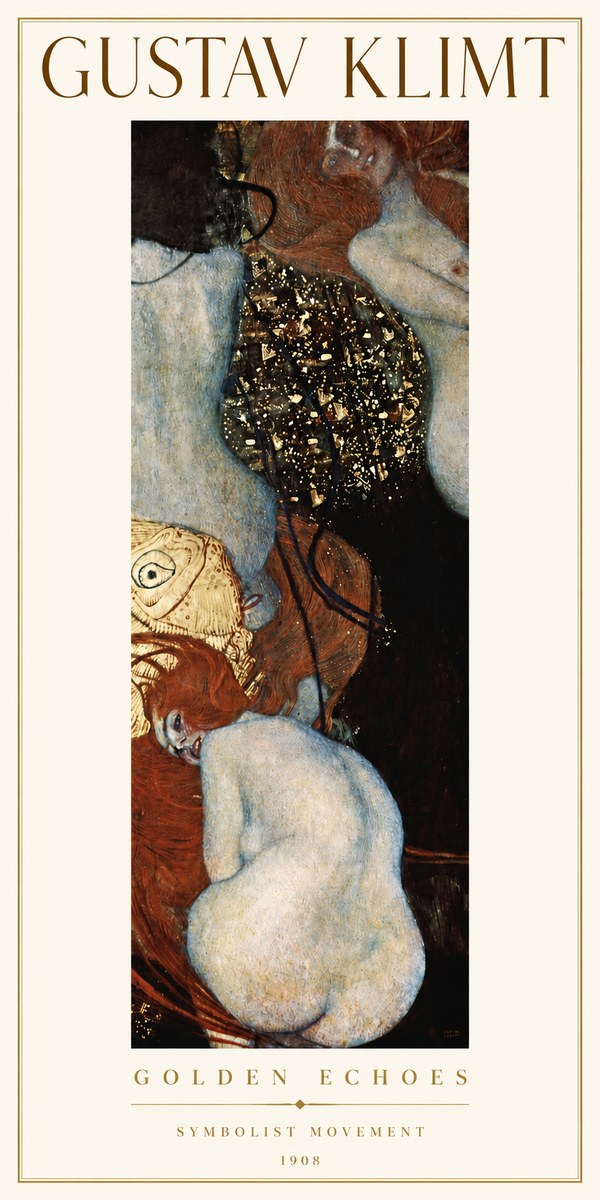 Klimt Golden Echoes No2 - Poster
