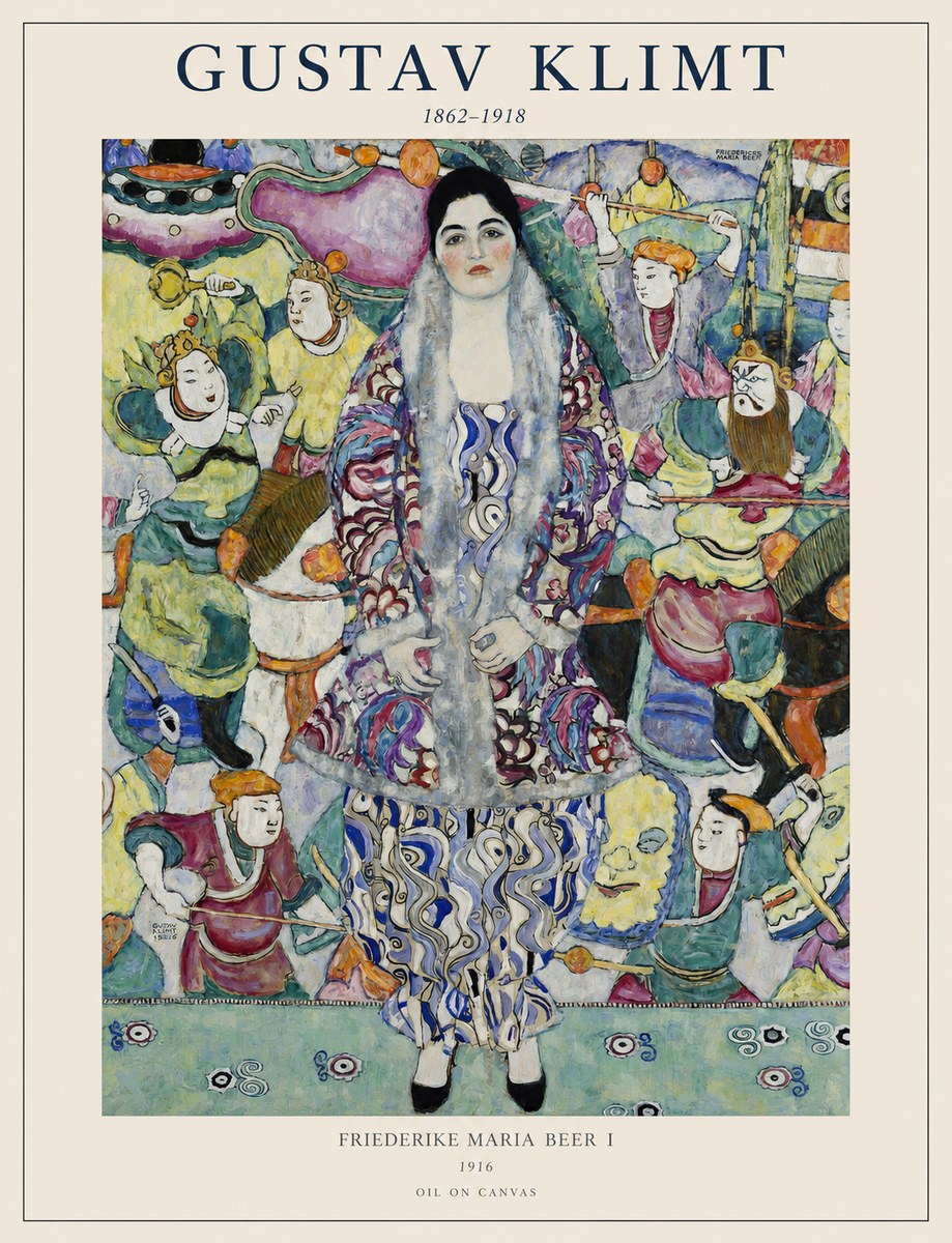 Klimt Friederike Maria Beer I No1 - Poster