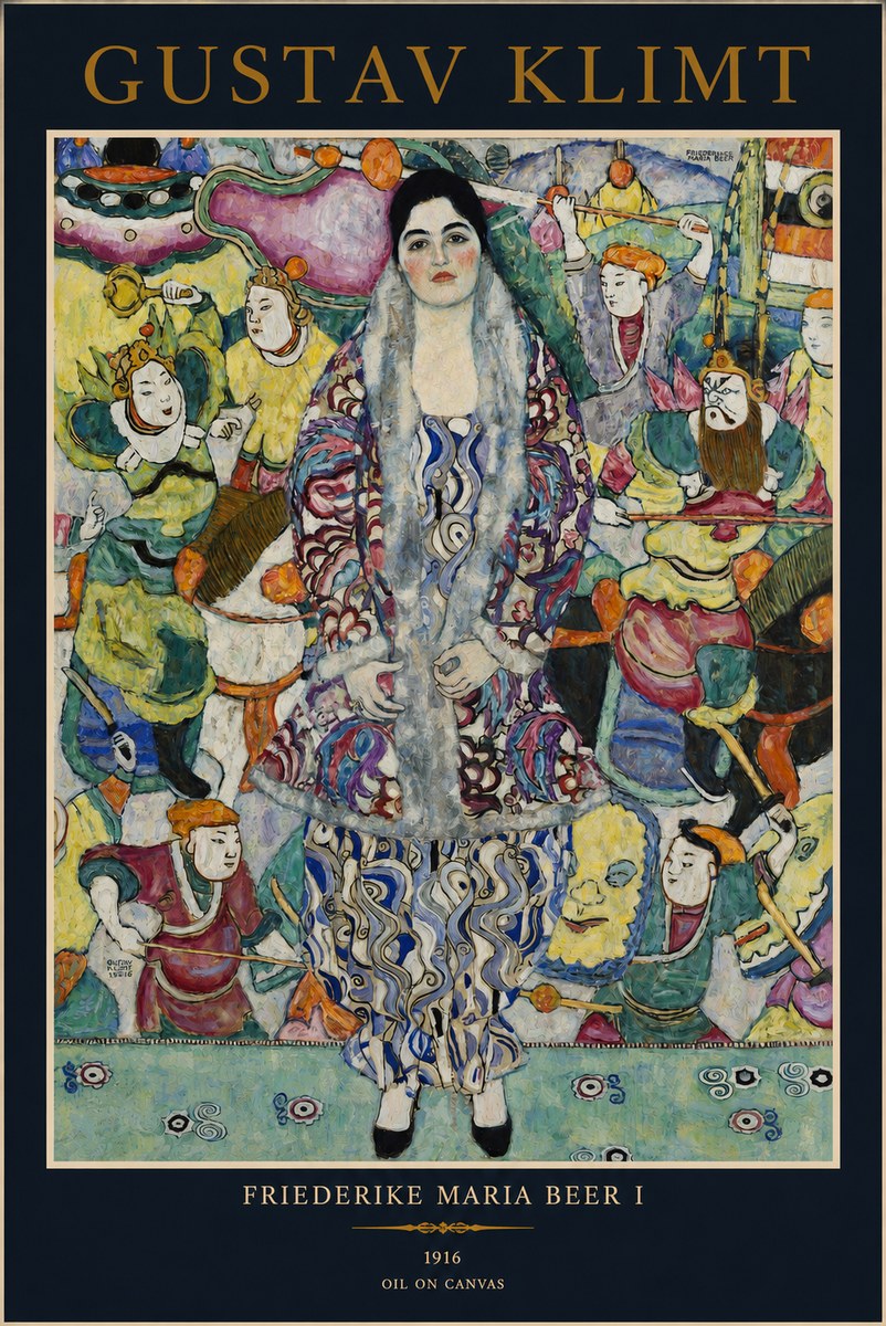 Klimt Friederike Maria Beer I No2 - Poster