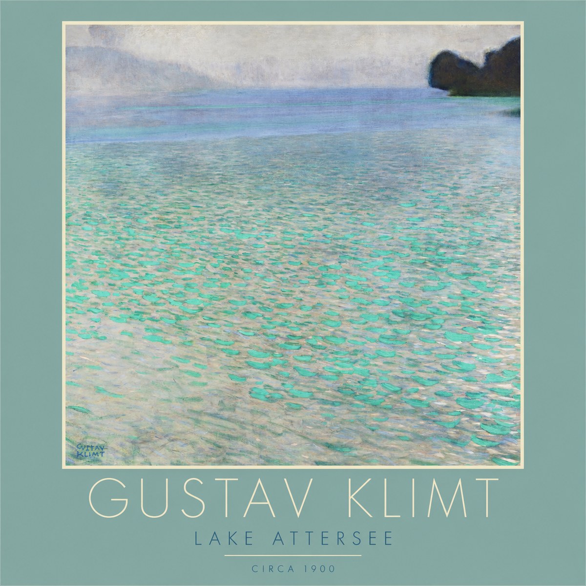 Klimt Lake Attersee No2 - Poster