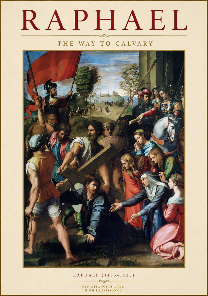 Raphael The Way to Calvary No1 - Poster