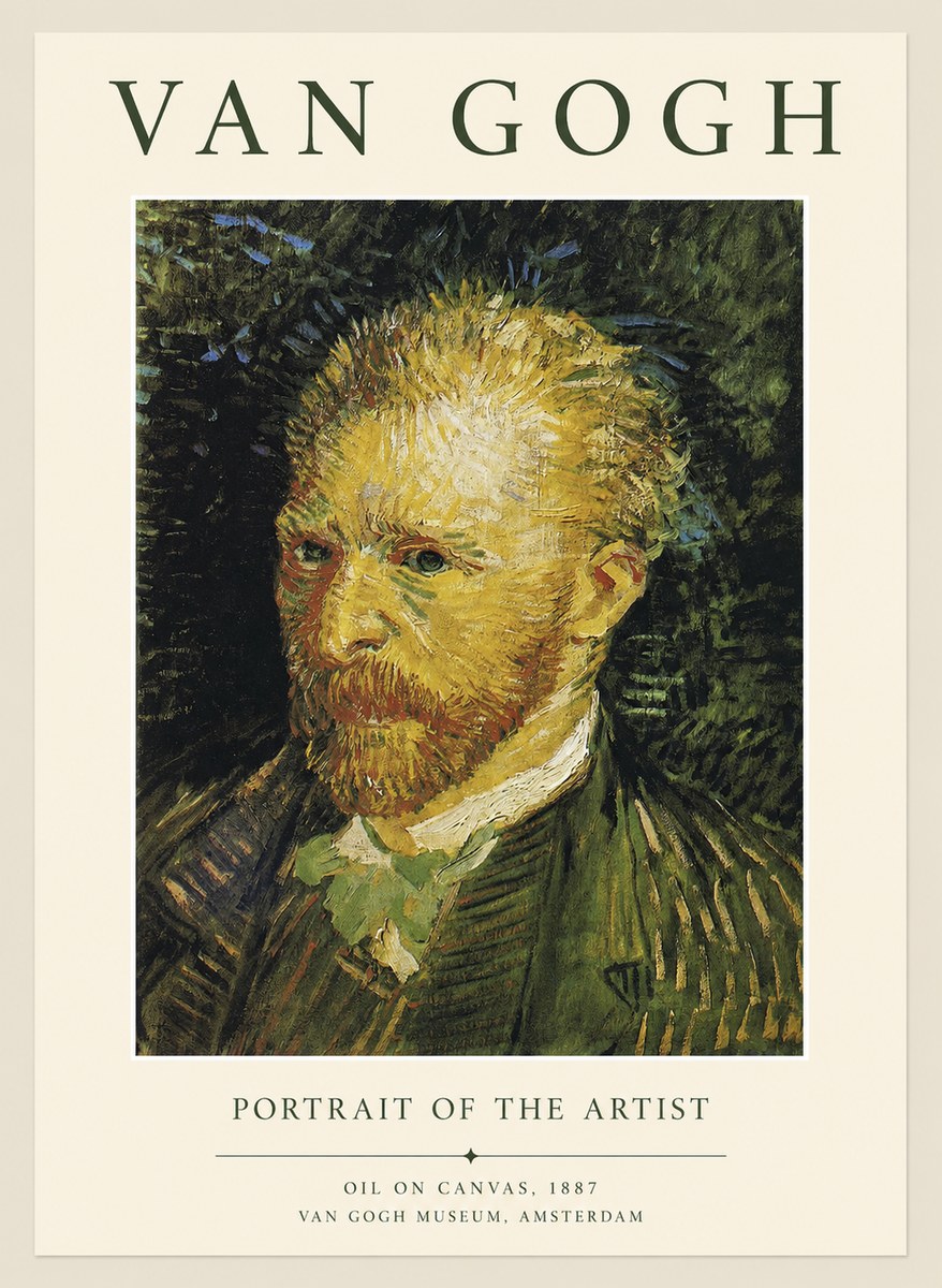 Van Gogh Portrait of the Artist III No1 - Poster