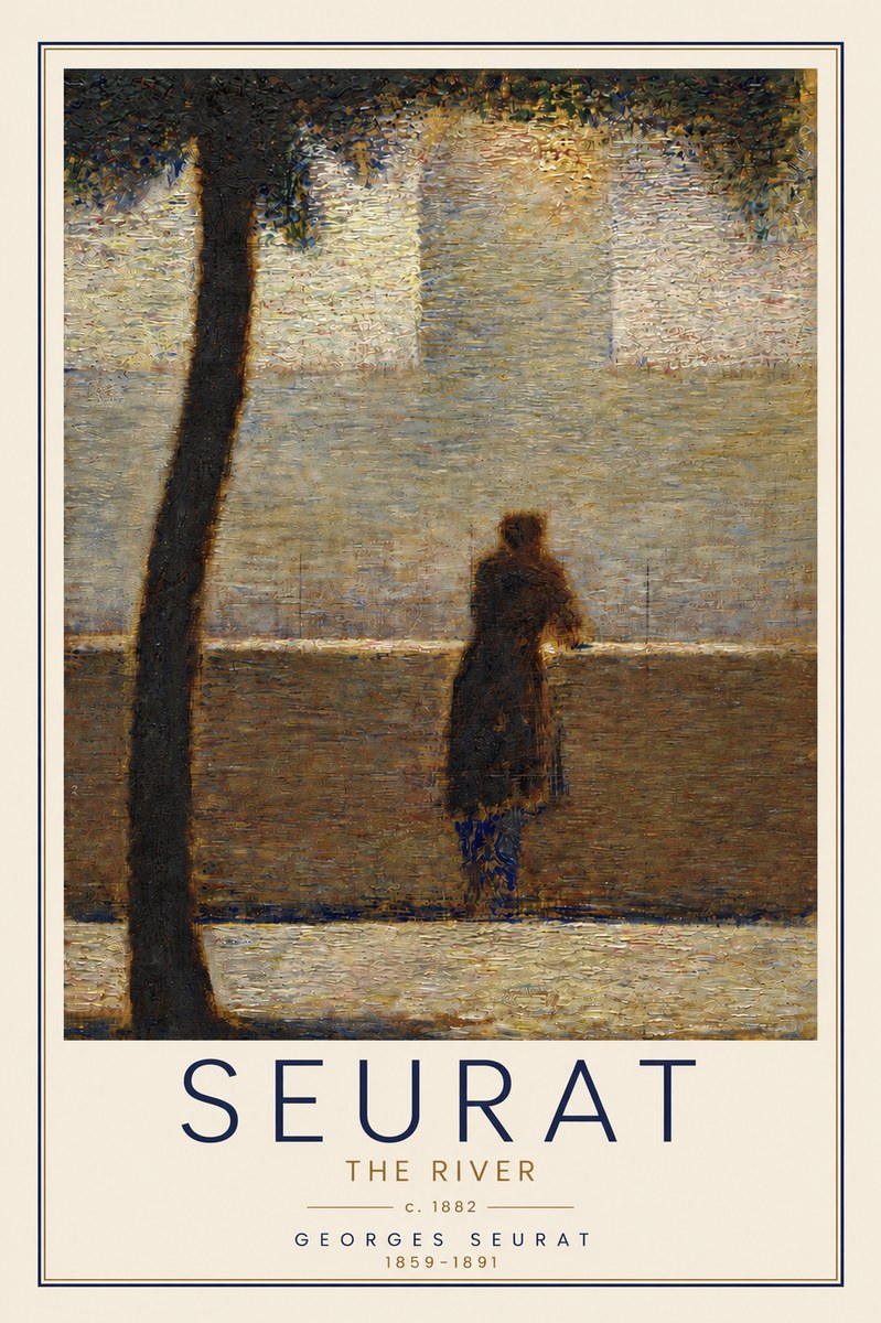 Seurat The River No3 - Poster