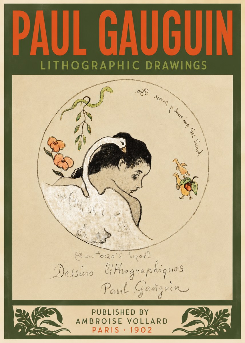 Paul Gauguin Dessins Lithographiques No4 - Poster