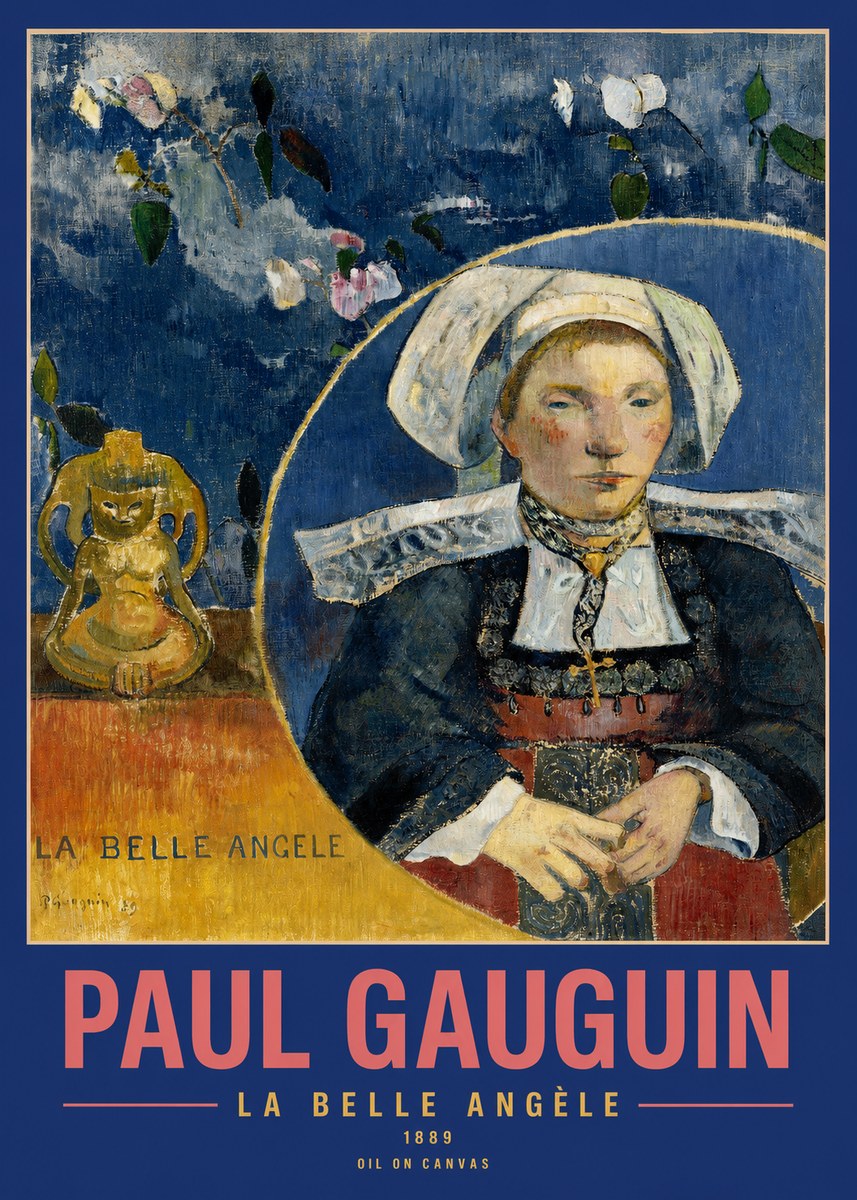 Paul Gauguin La Belle Angele No2 - Poster