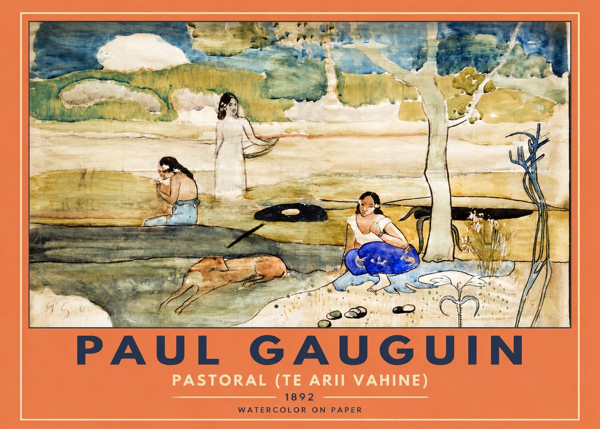 Paul Gauguin Pastoral (Te Arii Vahine) No2 - Poster