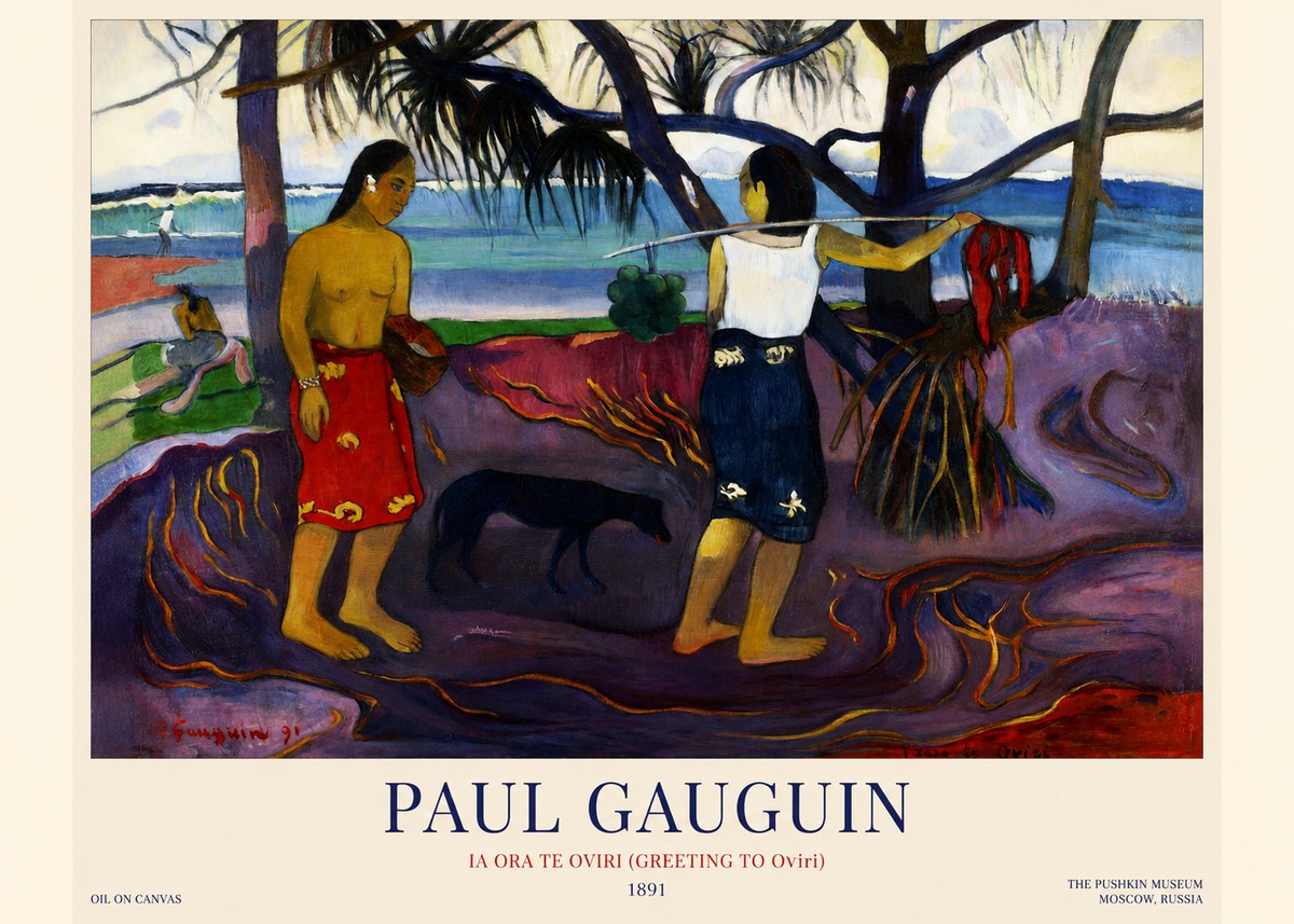Paul Gauguin Ia Ora Na Te Ovari (I Raro Te Oviri) No2 - Poster