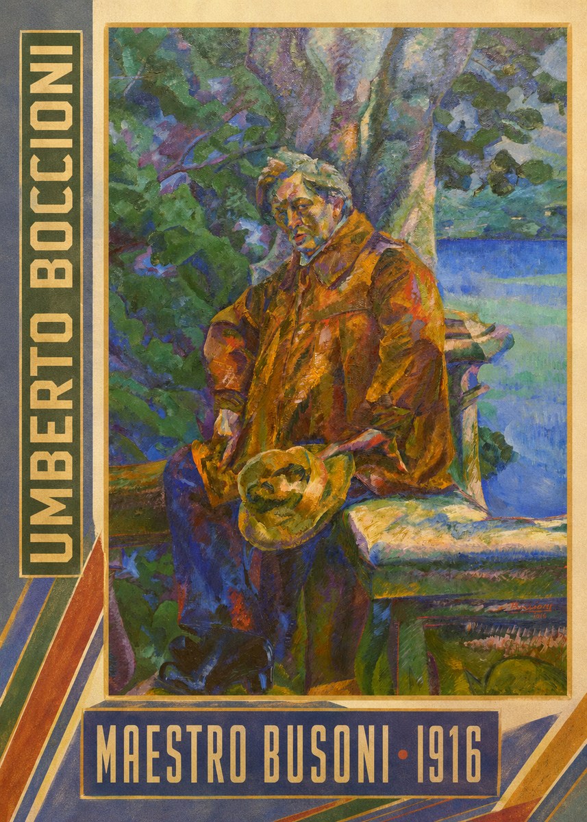 Umberto Boccioni Maestro Busoni No3 - Poster