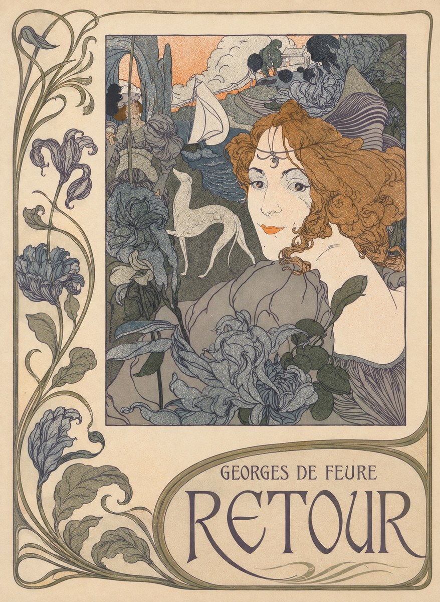 Georges de Feure Retour No2 - Poster
