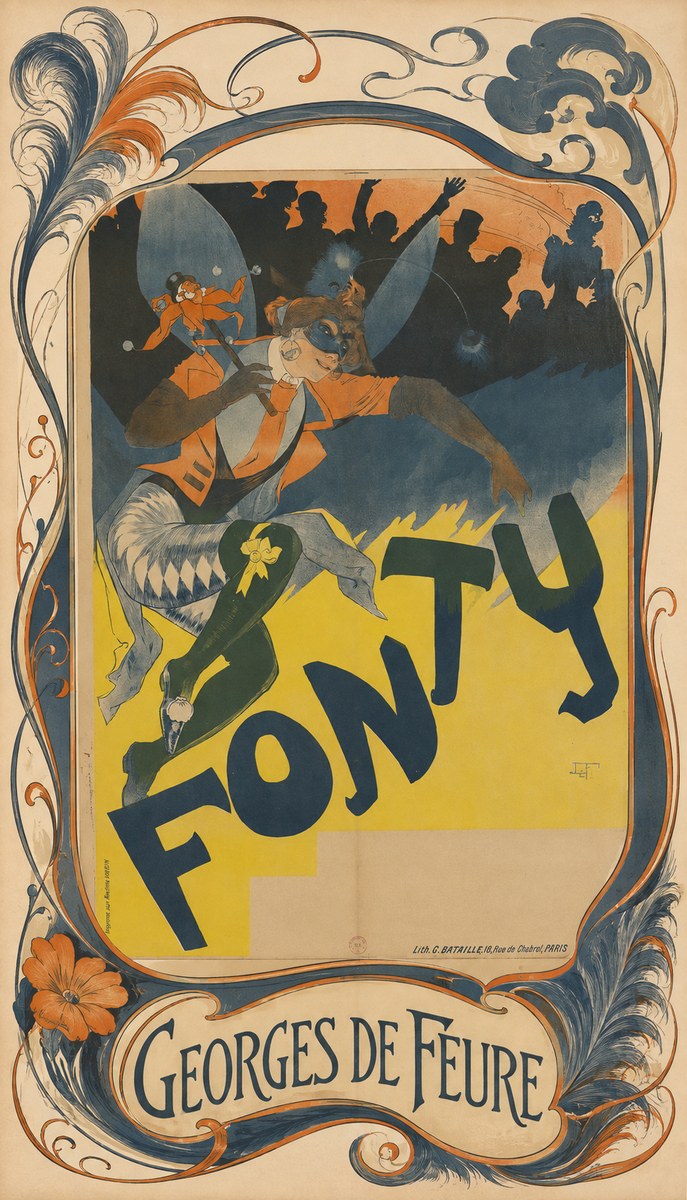 Georges de Feure Fonty I No4 - Poster