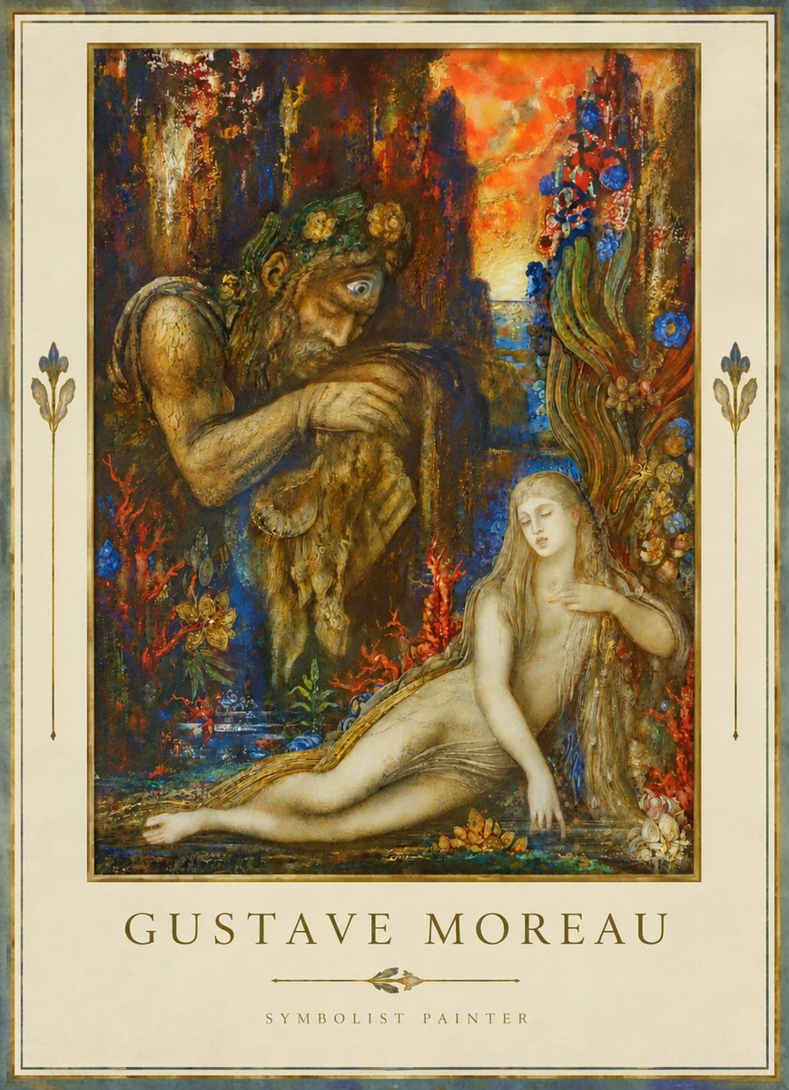 Gustave Moreau Galatea I No3 - Poster