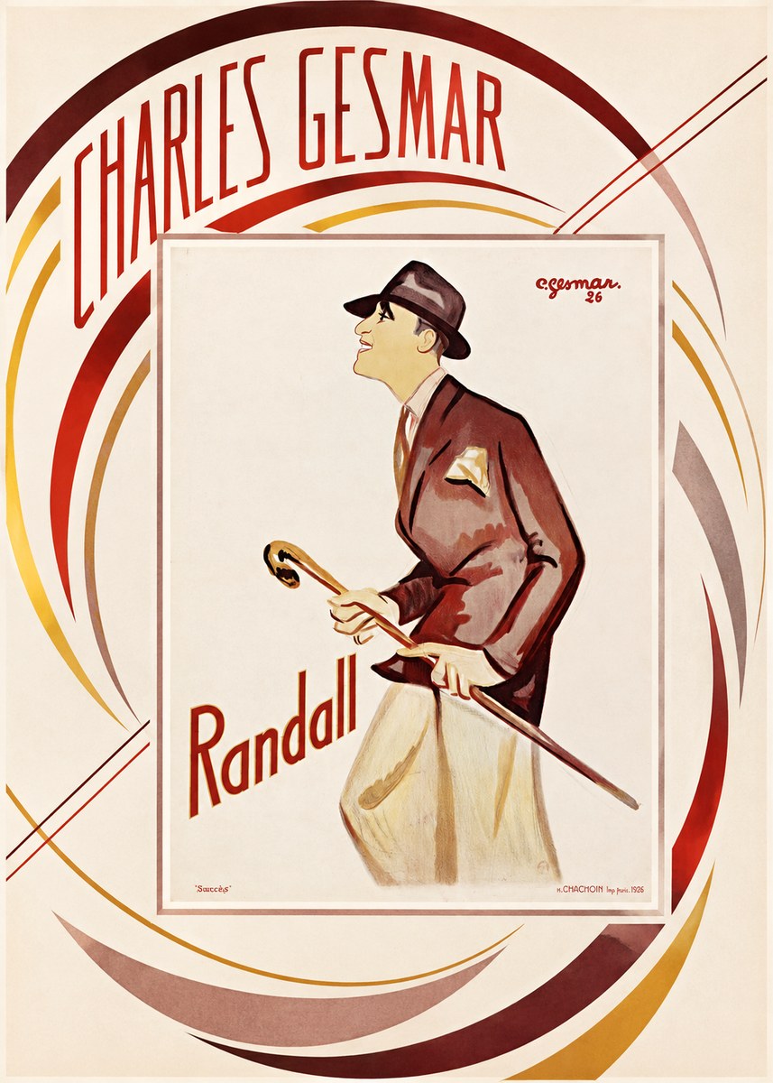Charles Gesmar Randall I No6 - Poster