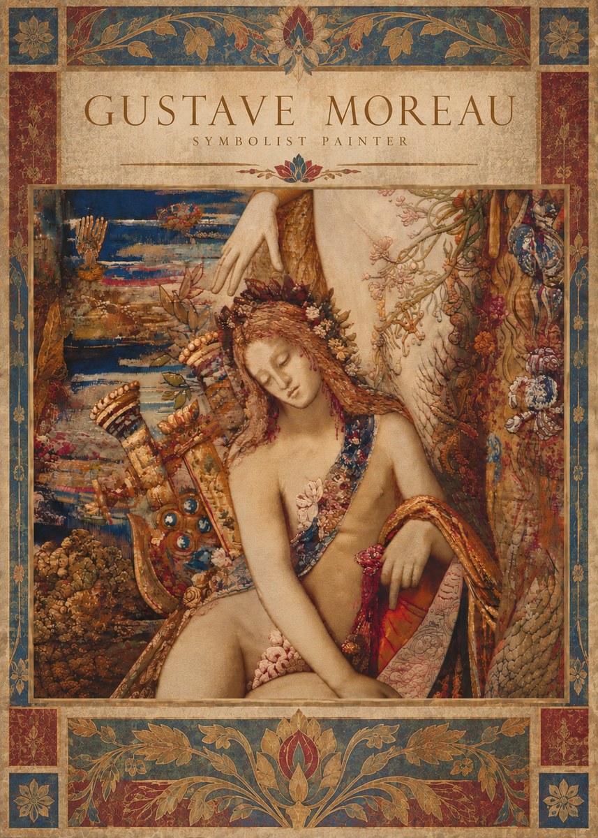 Gustave Moreau Jupiter and Semele II No6 - Poster