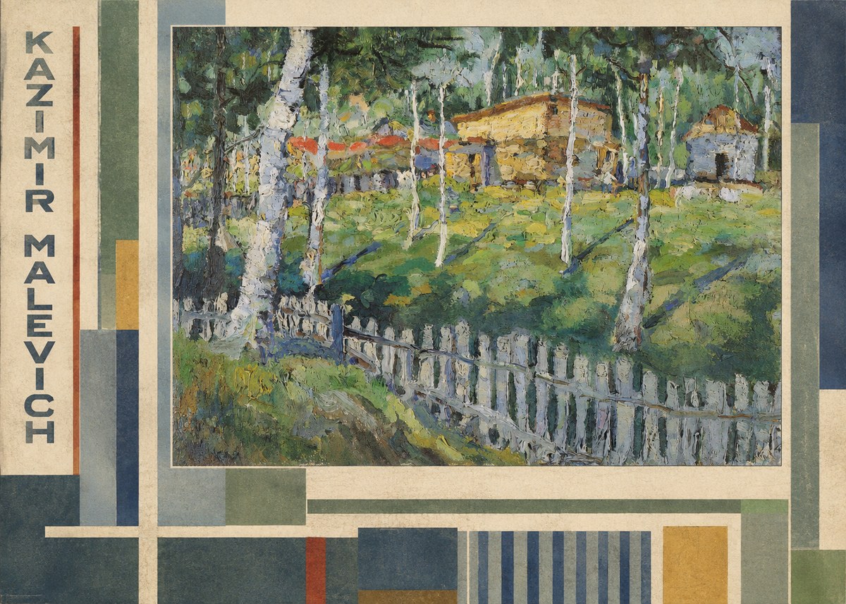 Kazimir Malevich Birch Grove No2 - Poster