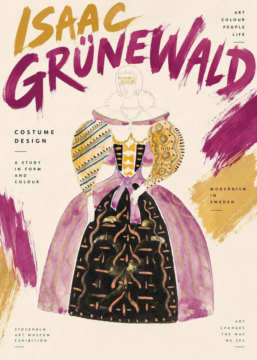 Isaac Grünewald Costume Design V No2 - Poster