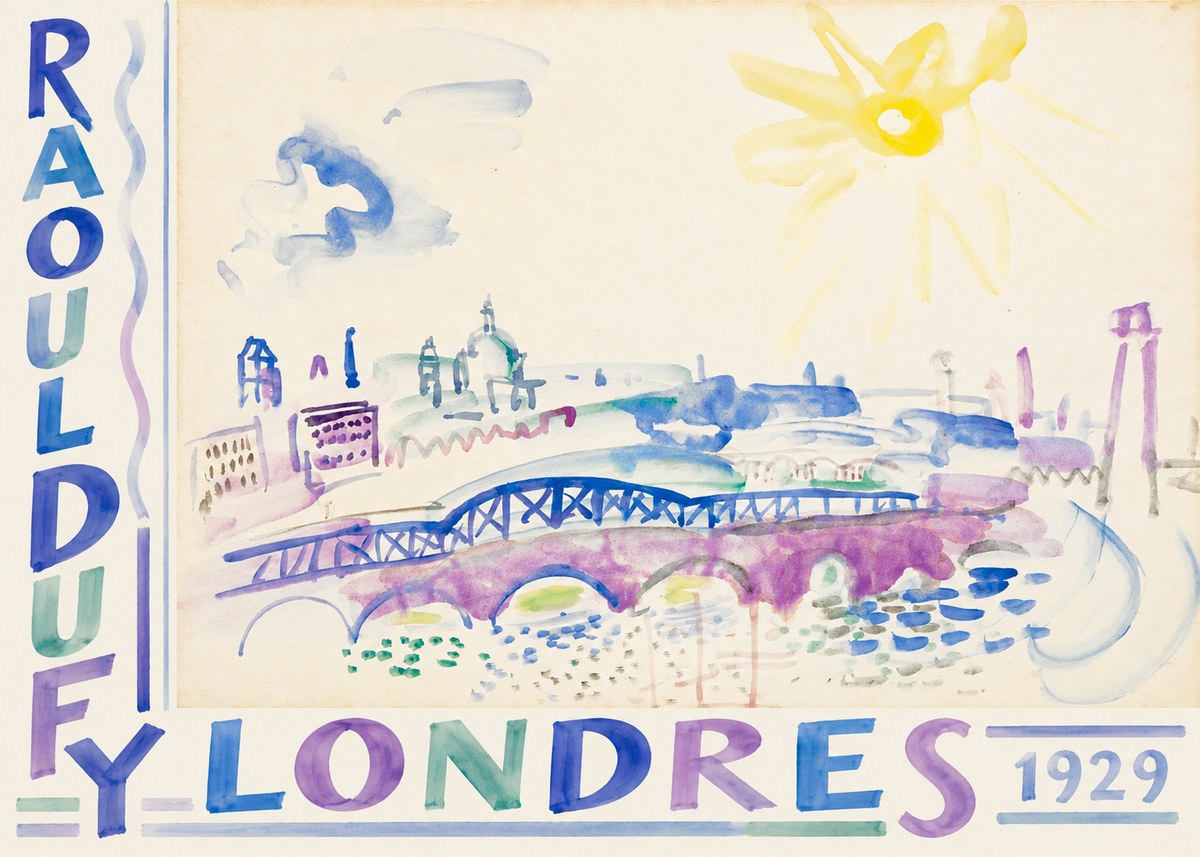 Raoul Dufy Londres - 1929 No5 - Poster