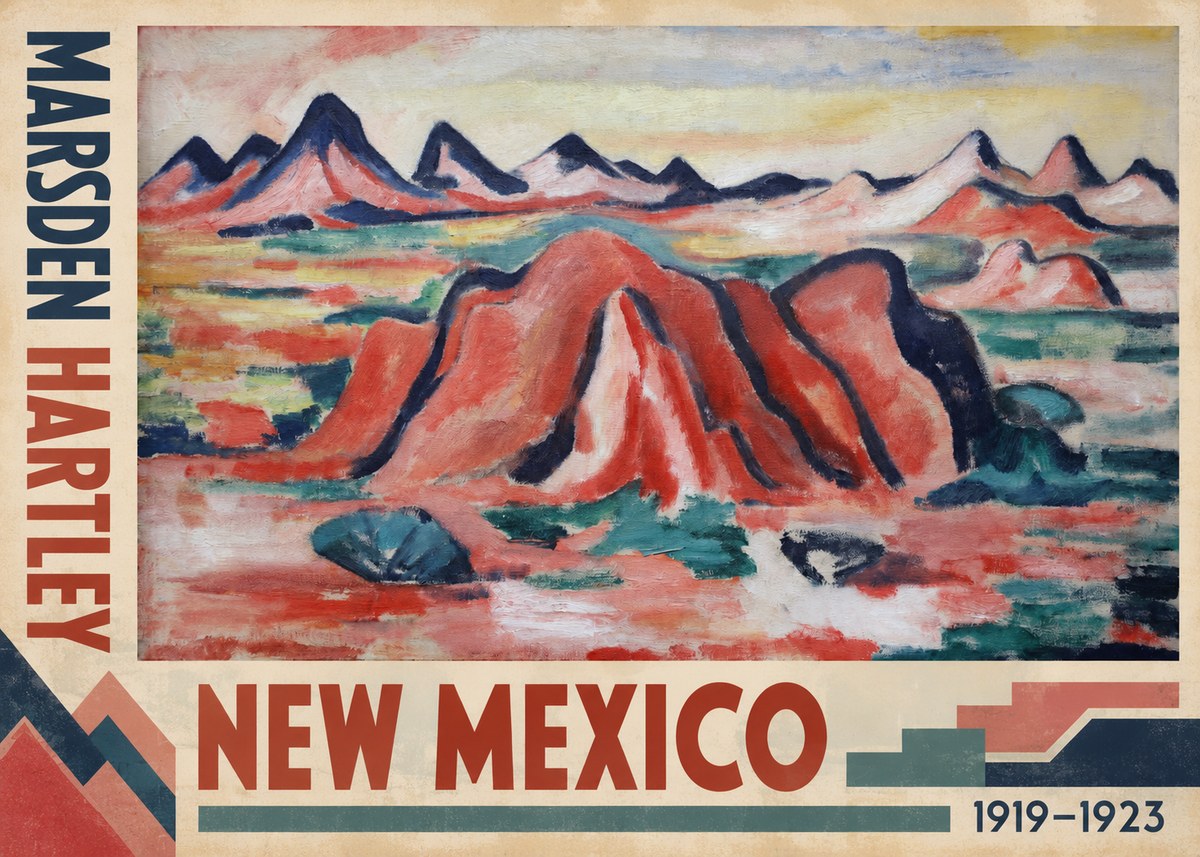 Marsden Hartley New Mexico No2 - Poster