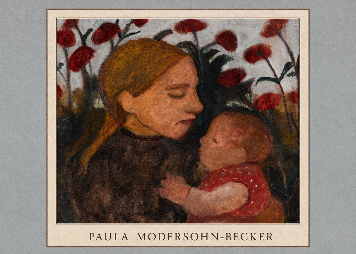 Paula Modersohn-Becker Mother and Child No4 - Poster