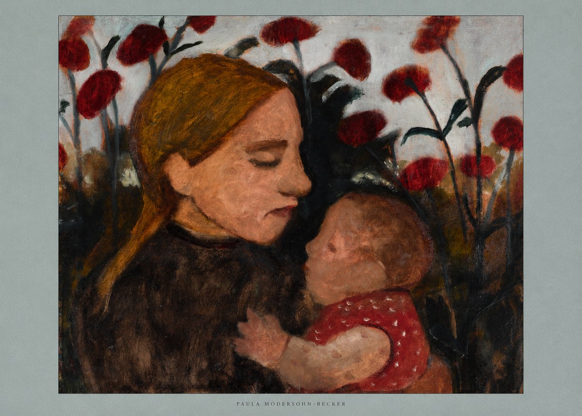 Paula Modersohn-Becker Mother and Child No6 - Poster