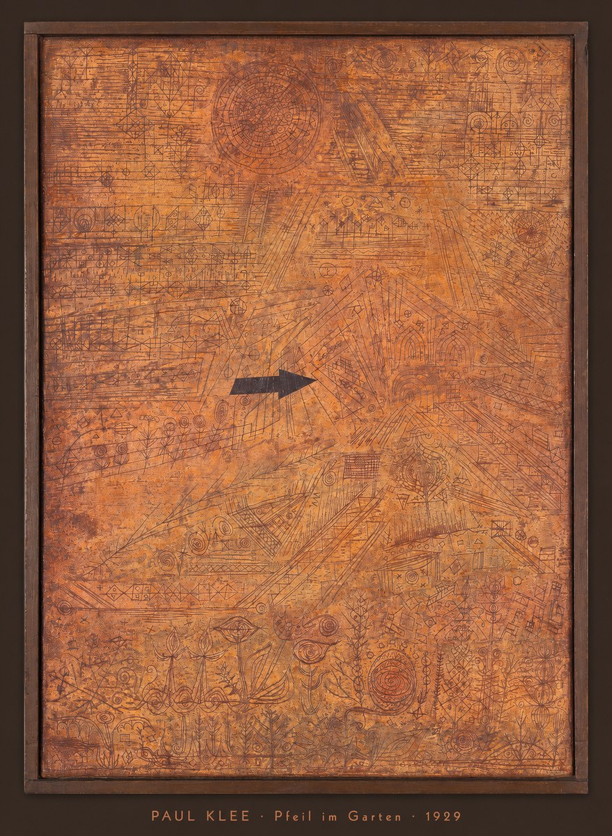 Paul Klee Pfeil Im Garten No4 - Poster