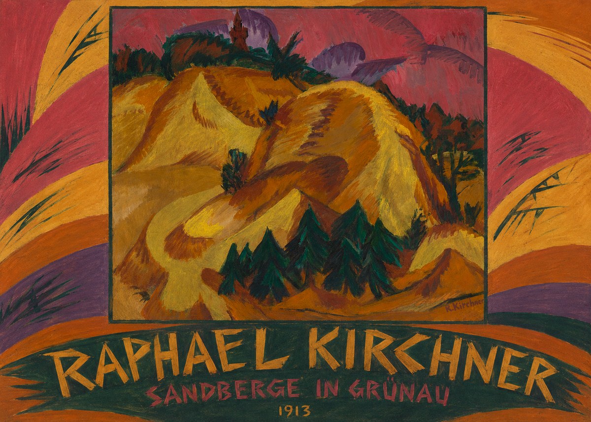 Raphael Kirchner Sandberge in Grünau No2 - Poster
