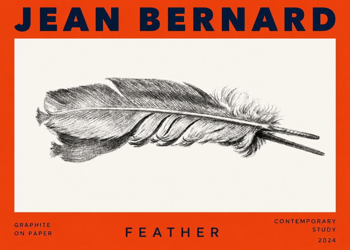Jean Bernard Feather No2 - Poster