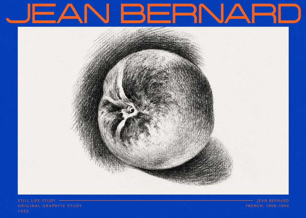 Jean Bernard Still Life Study No2 - Poster