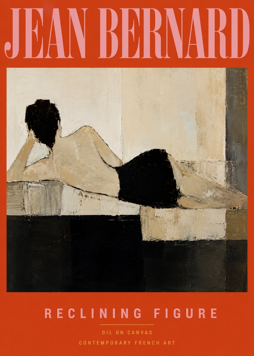 Jean Bernard Study of a Horse VIII No4 - Poster