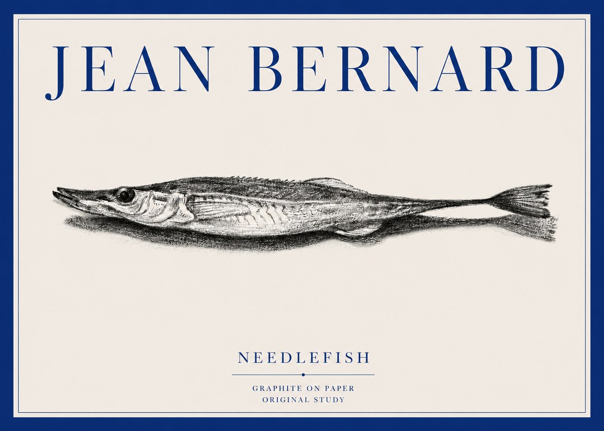 Jean Bernard Needlefish No3 - Poster
