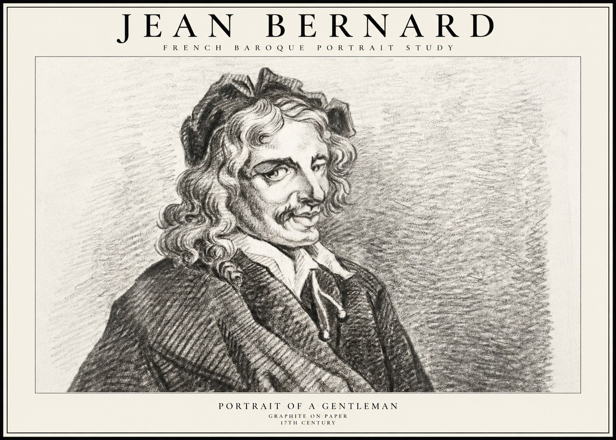 Jean Bernard Portrait of a Gentleman II No2 - Poster