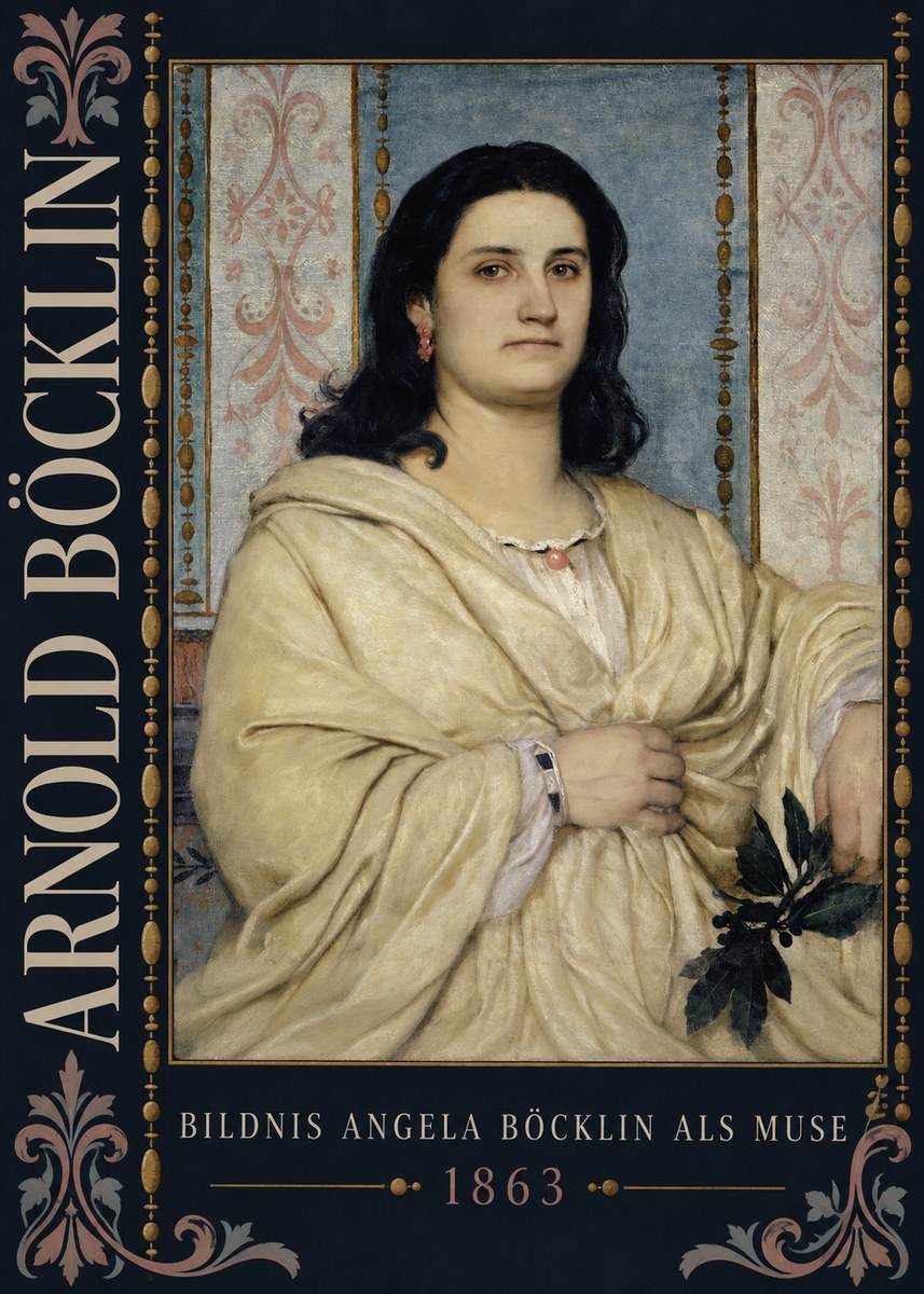 Arnold Böcklin Bildnis Angela Böcklin Als Muse No5 - Poster