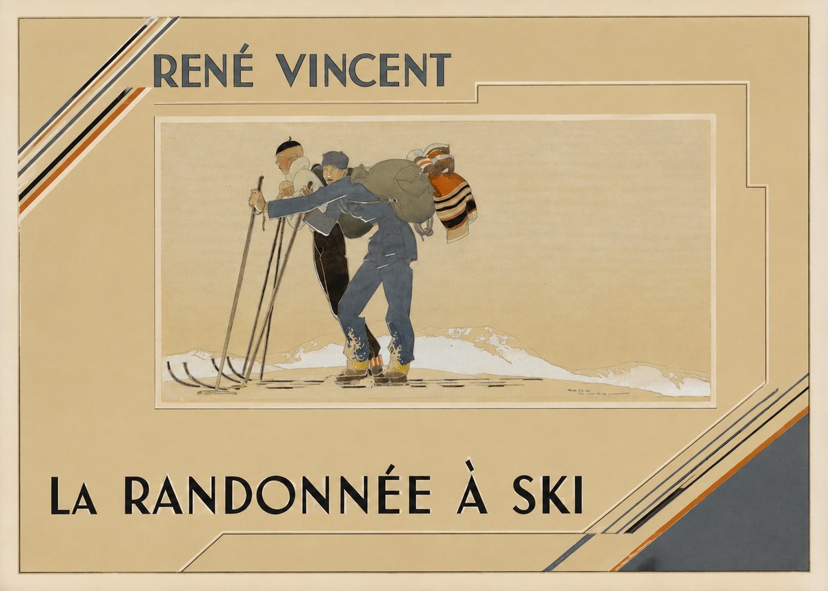René Vincent La Randonnée À Ski No2 - Poster