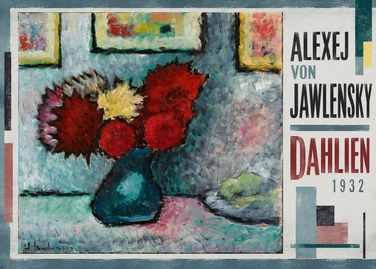 Alexej von Jawlensky Dahlien No2 - Poster
