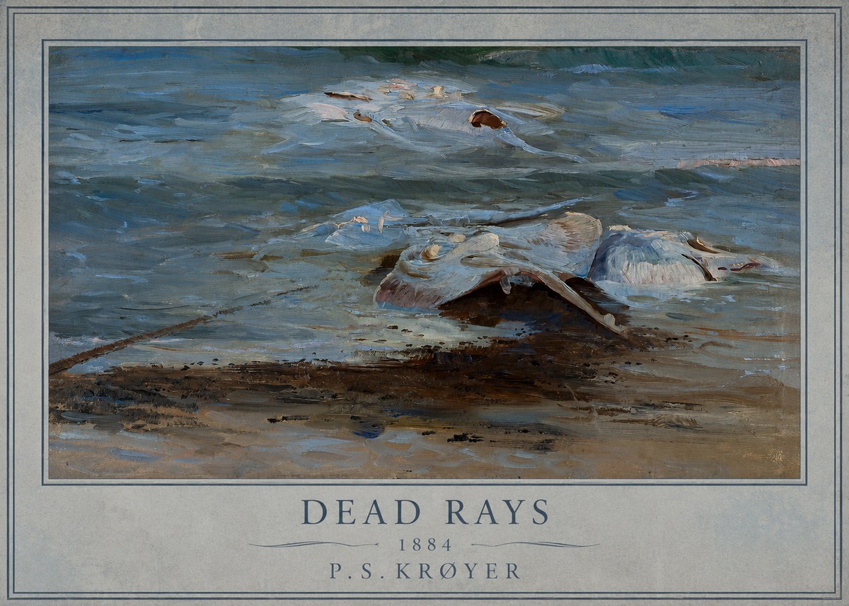 P.S. Krøyer Dead Skates No6 - Poster