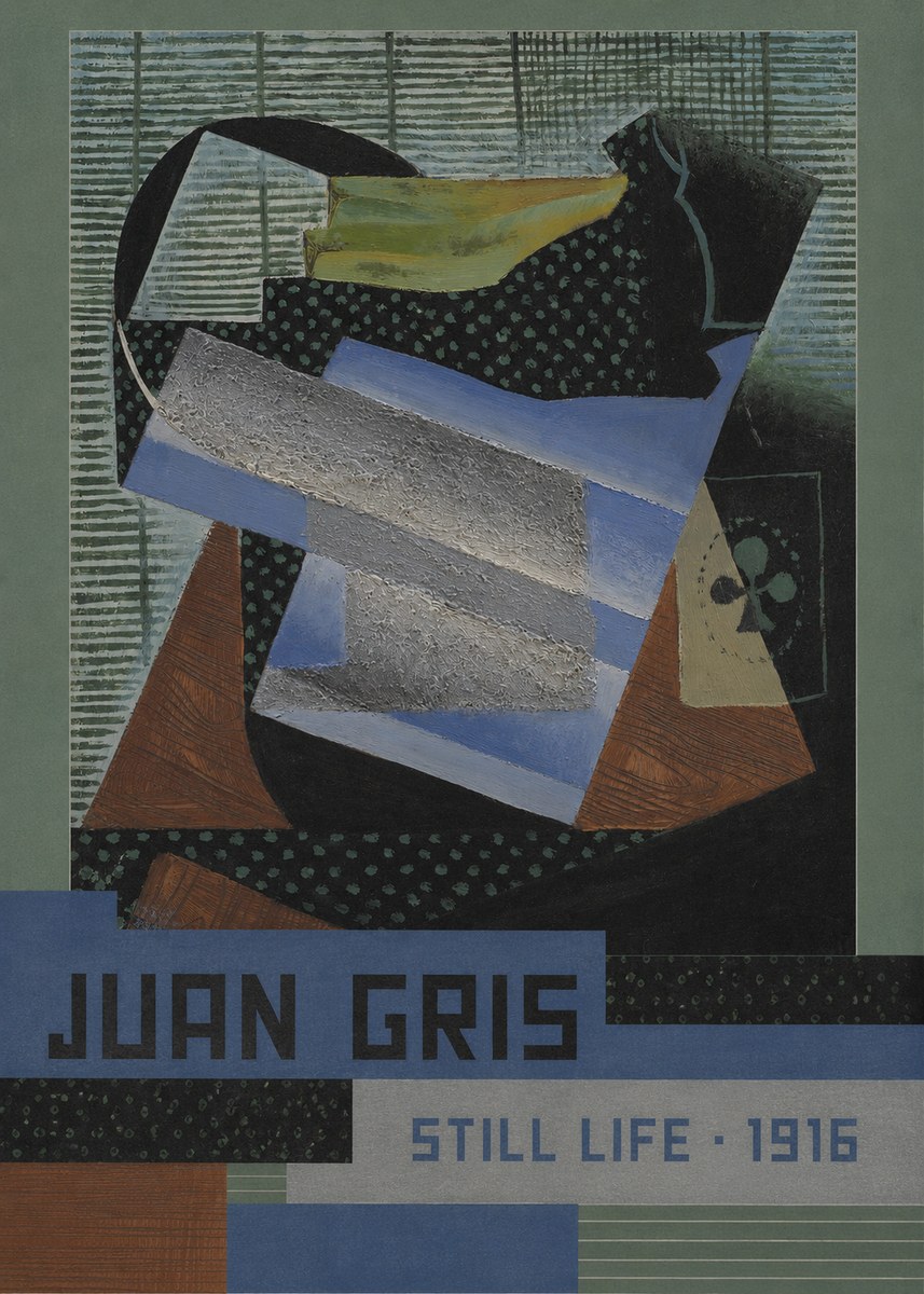 Juan Gris Still Life II No5 - Poster