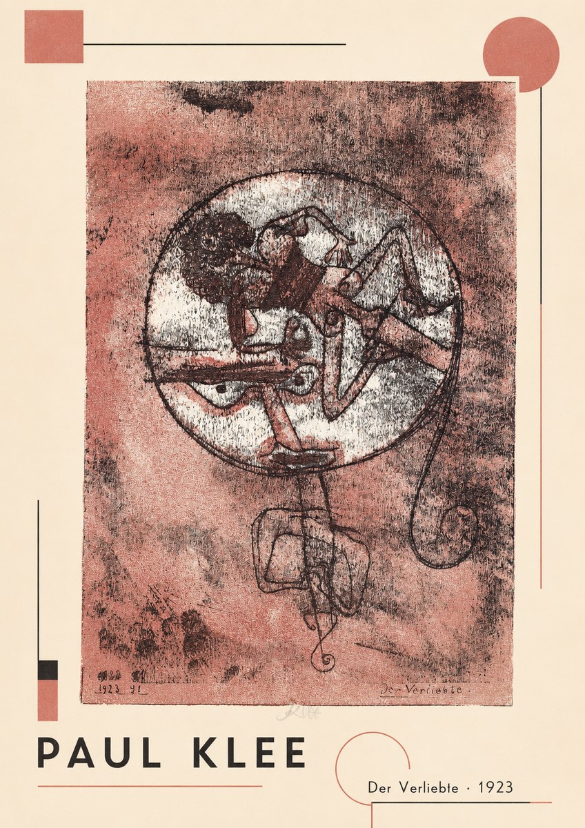 Paul Klee Der Verliebte I No2 - Poster