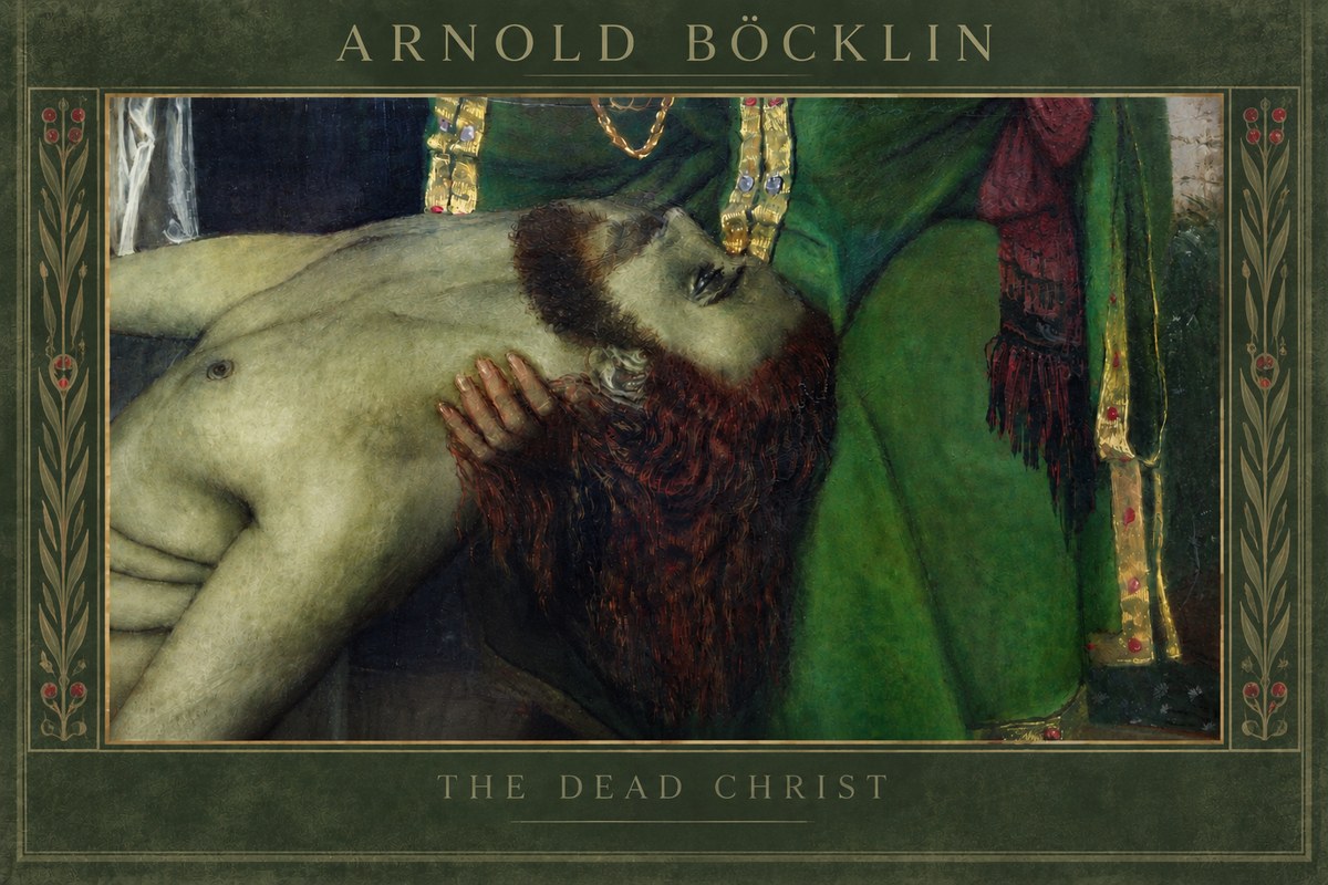 Arnold Böcklin The Dead Christ No5 - Poster