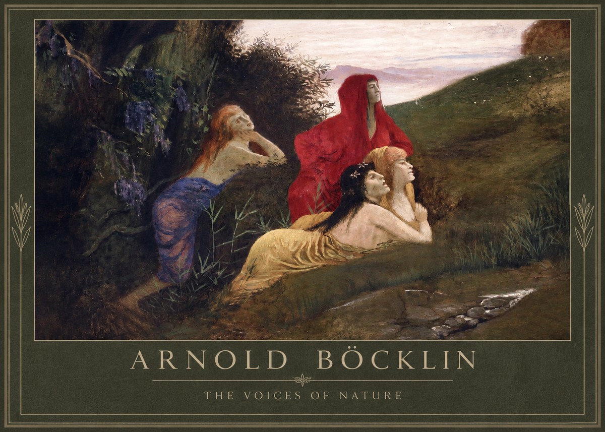 Arnold Böcklin The Voices of Nature No2 - Poster