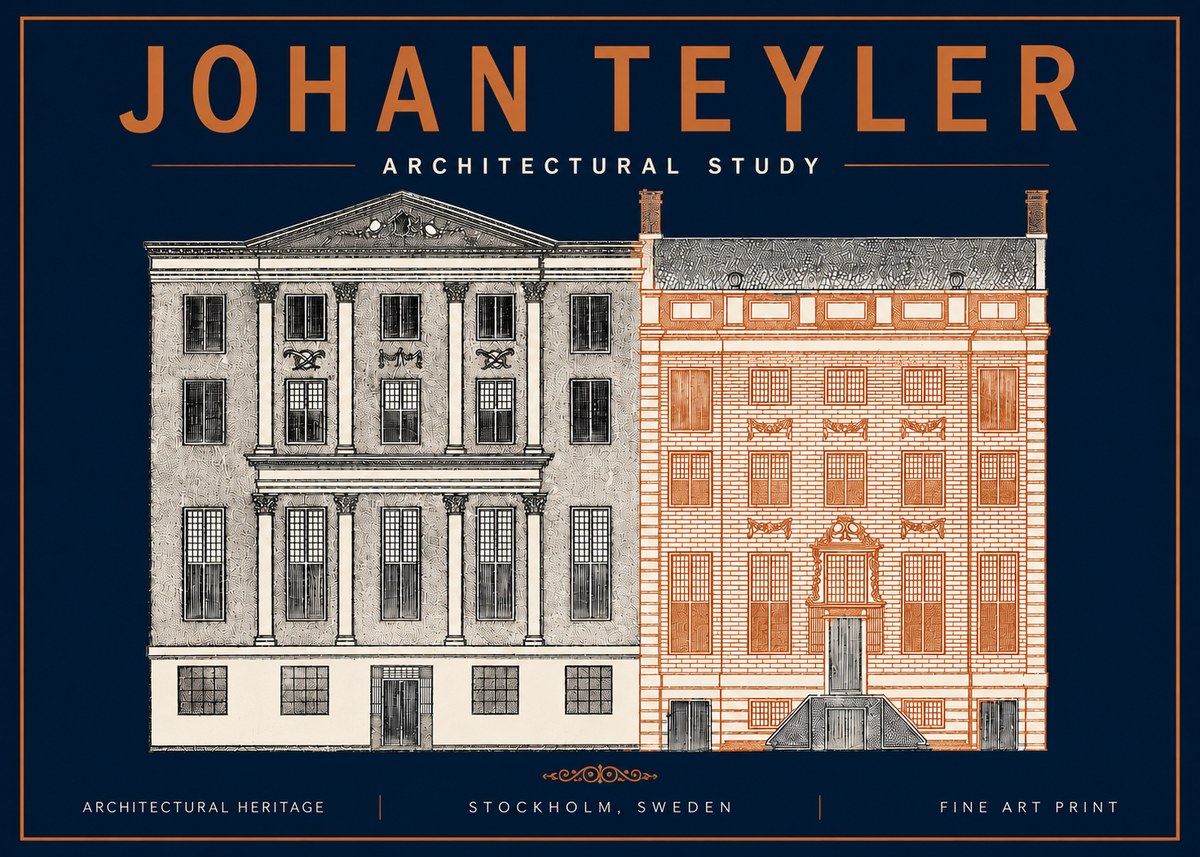 Johan Teyler Architectural Study III No4 - Poster