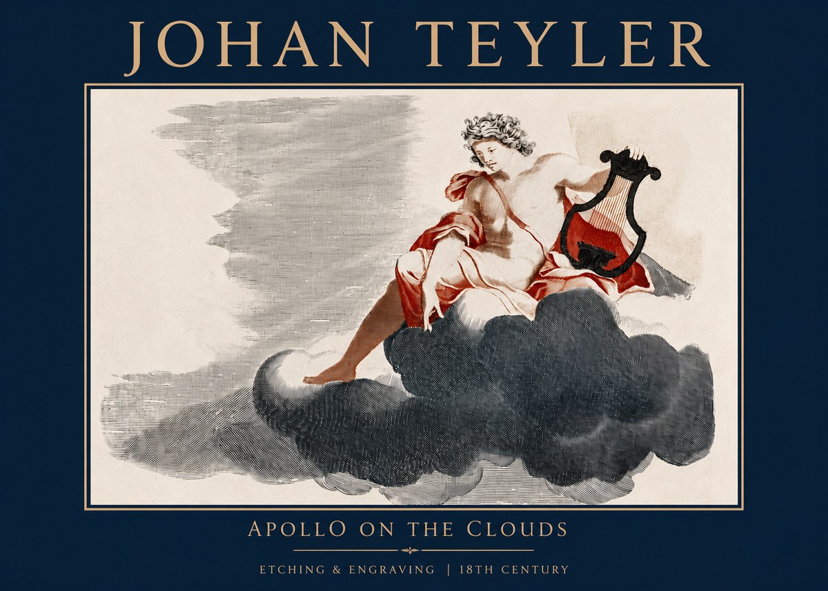 Johan Teyler Apollo on the Clouds No3 - Poster
