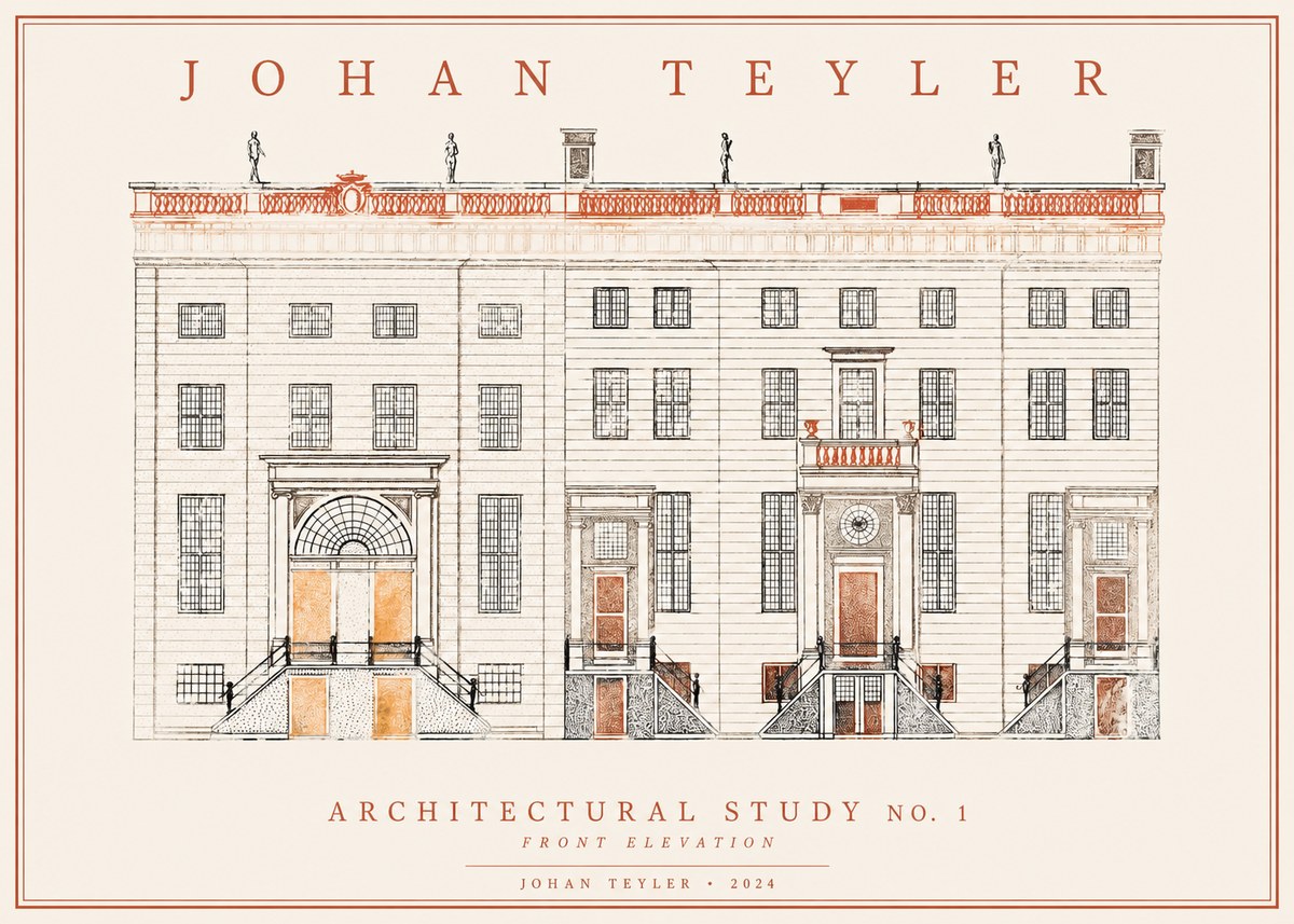 Johan Teyler Architectural Study VI No2 - Poster