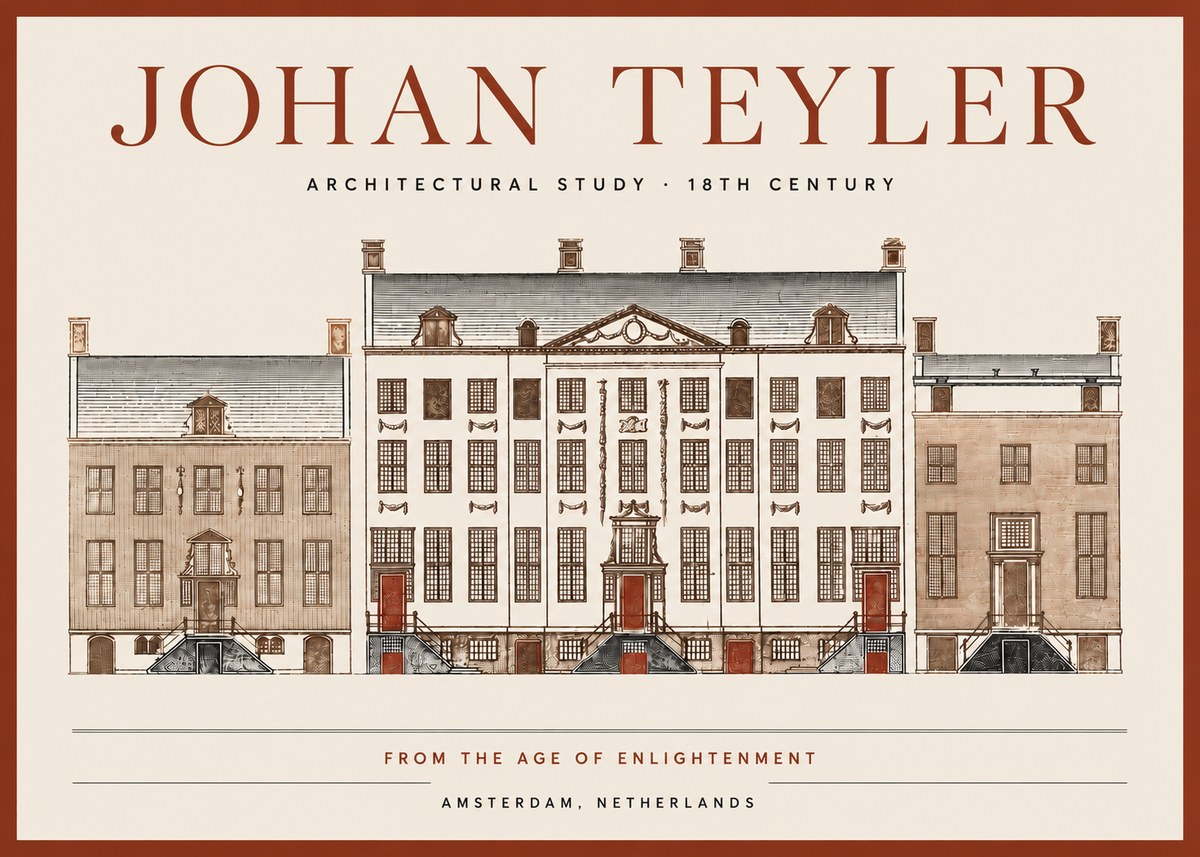 Johan Teyler Architectural Study VII No4 - Poster