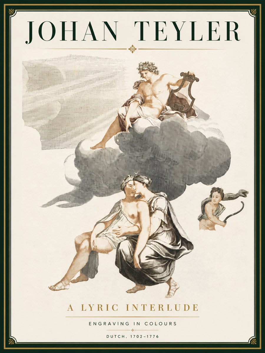 Johan Teyler Allegory of Music and Love No5 - Poster