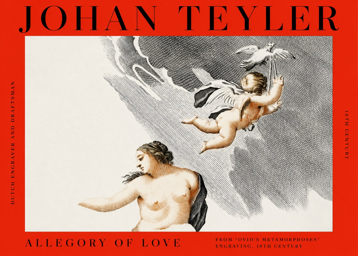 Johan Teyler Allegory of Love No2 - Poster
