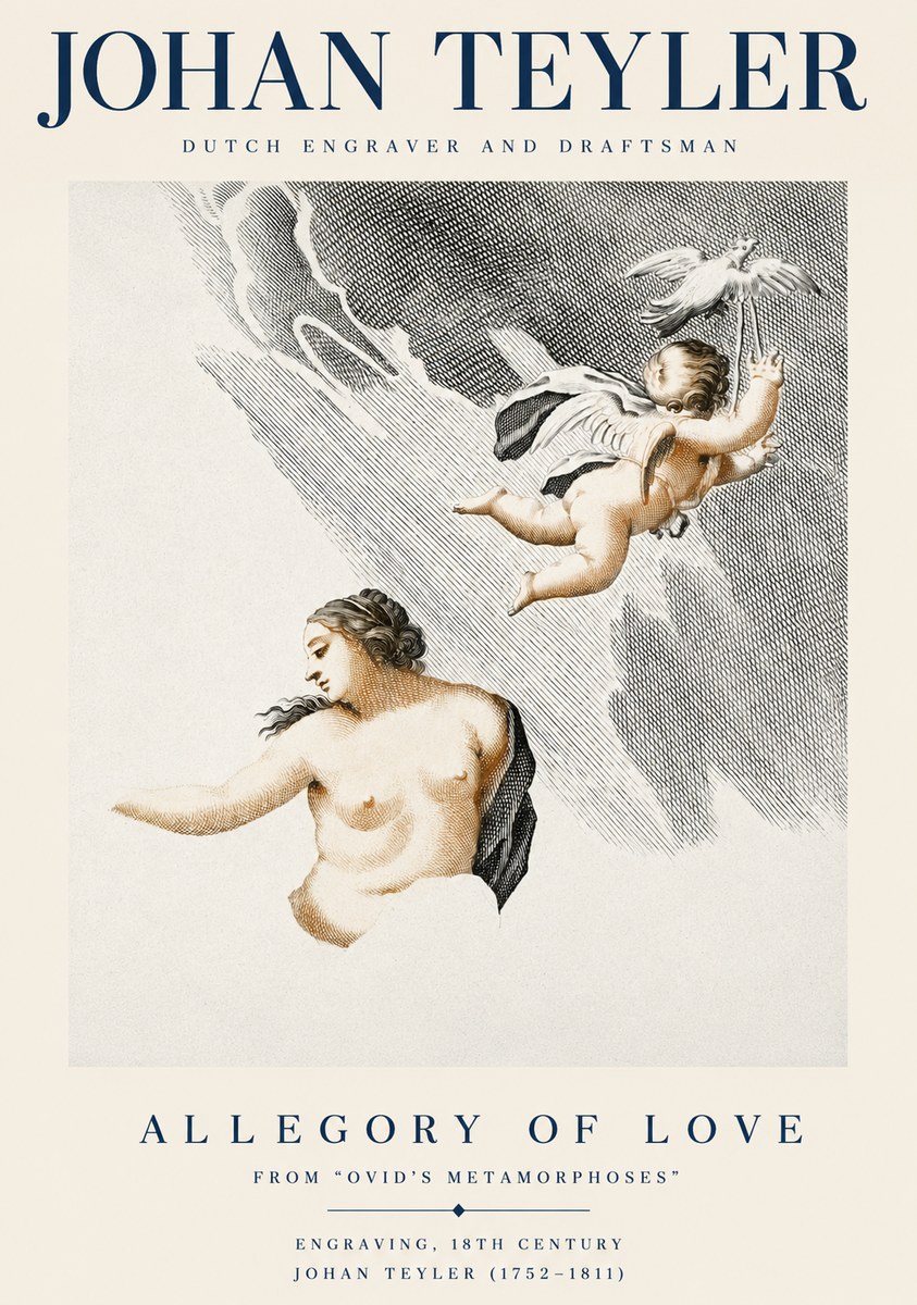 Johan Teyler Allegory of Love No3 - Poster