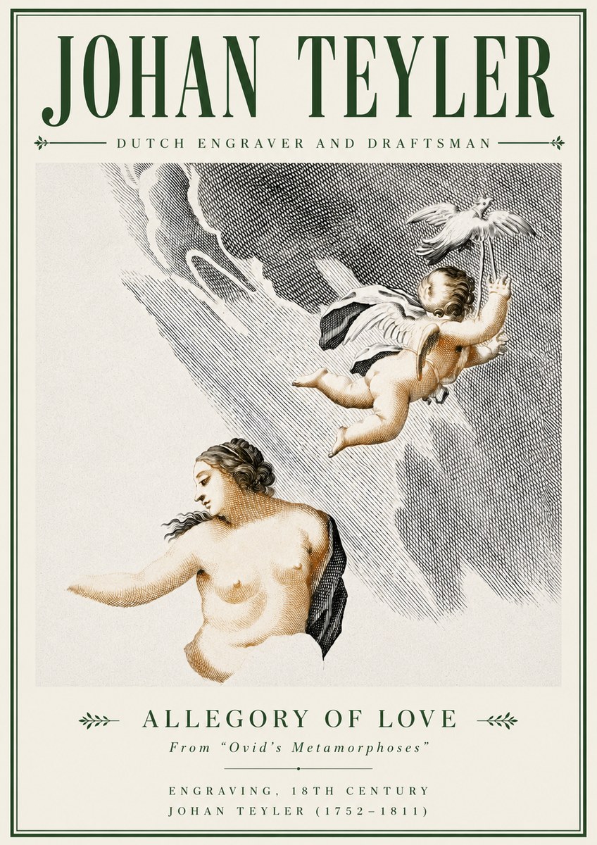 Johan Teyler Allegory of Love No4 - Poster