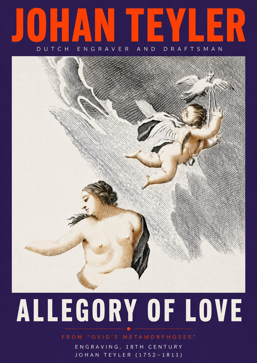 Johan Teyler Allegory of Love No5 - Poster