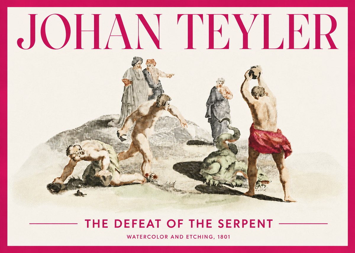 Johan Teyler Study of Ulysses and Polyphemus No4 - Poster