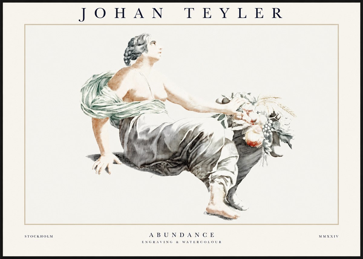 Johan Teyler Abundance No1 - Poster